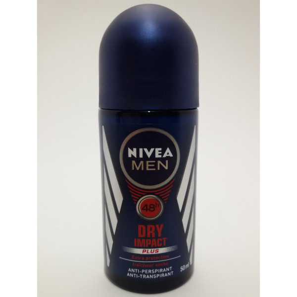 NIVEA MEN DRY IMPACT PLUS 50ml. anti-perspirant w kulce.
